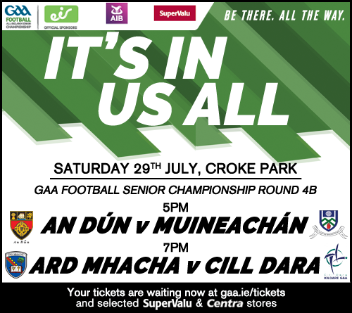 The GAA (@officialgaa) on Twitter photo RT our #TicketTuesday tweet! You could WIN All-Ireland 🏐 Round 4B tickets for @OfficialDownGAA v @MonaghanGAA & @armaghGAA vs <a href="/KildareGAA/">Kildare GAA</a> RT our #TicketTuesday tweet! You could WIN All-Ireland 🏐 Round 4B tickets for @OfficialDownGAA v @MonaghanGAA & @armaghGAA vs <a href="/KildareGAA/">Kildare GAA</a>