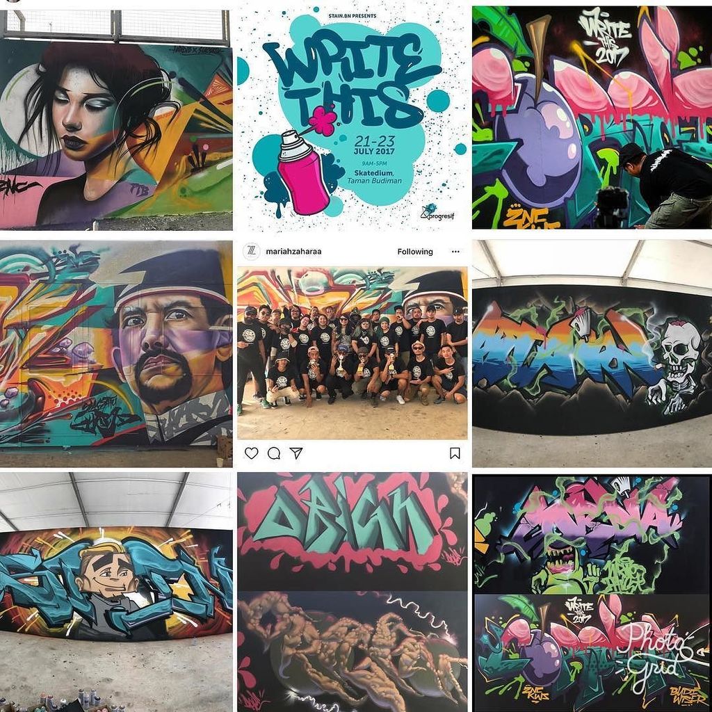anakbrunei's tweet photo. #brunei got some #sick #talent! #writethis2017 #graffiti #graflife https://t.co/H3VG0H2ZWZ https://t.co/r1bCg41ed8