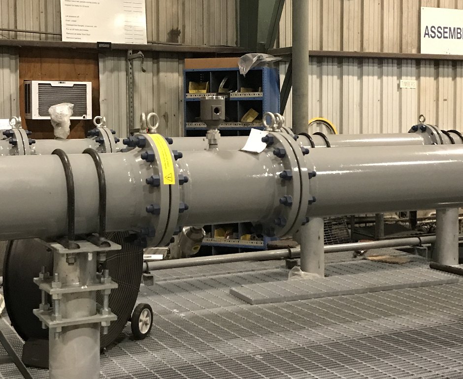 ErnieGraves's tweet photo. Faure Herman 10” TZN Series Helical Turbine Flowmeter spools, manufactured as full custody transfer metering tubes. https://t.co/MvODt9N1cE https://t.co/ycGQZKLjXJ