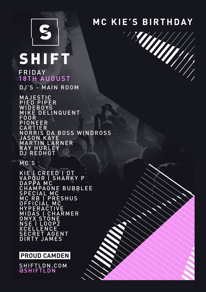 Could you please press (Retweet) to help promote my Uk Birthday Bash, Fri Aug 18th Proud Camden <a href="/ShiftLDN/">Shift</a> @ProudCamden 🙏🏽