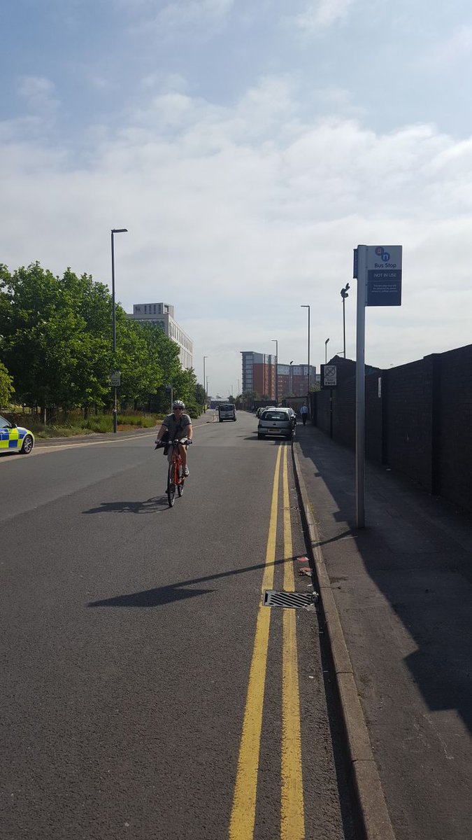 Trafficwmp's tweet photo. #OpClosePass today around Millennium Point/Digbeth Birmingham with @Woodgatefire educating the offenders. #partnershipworking @BCRbirmingham https://t.co/edFObR8kBh