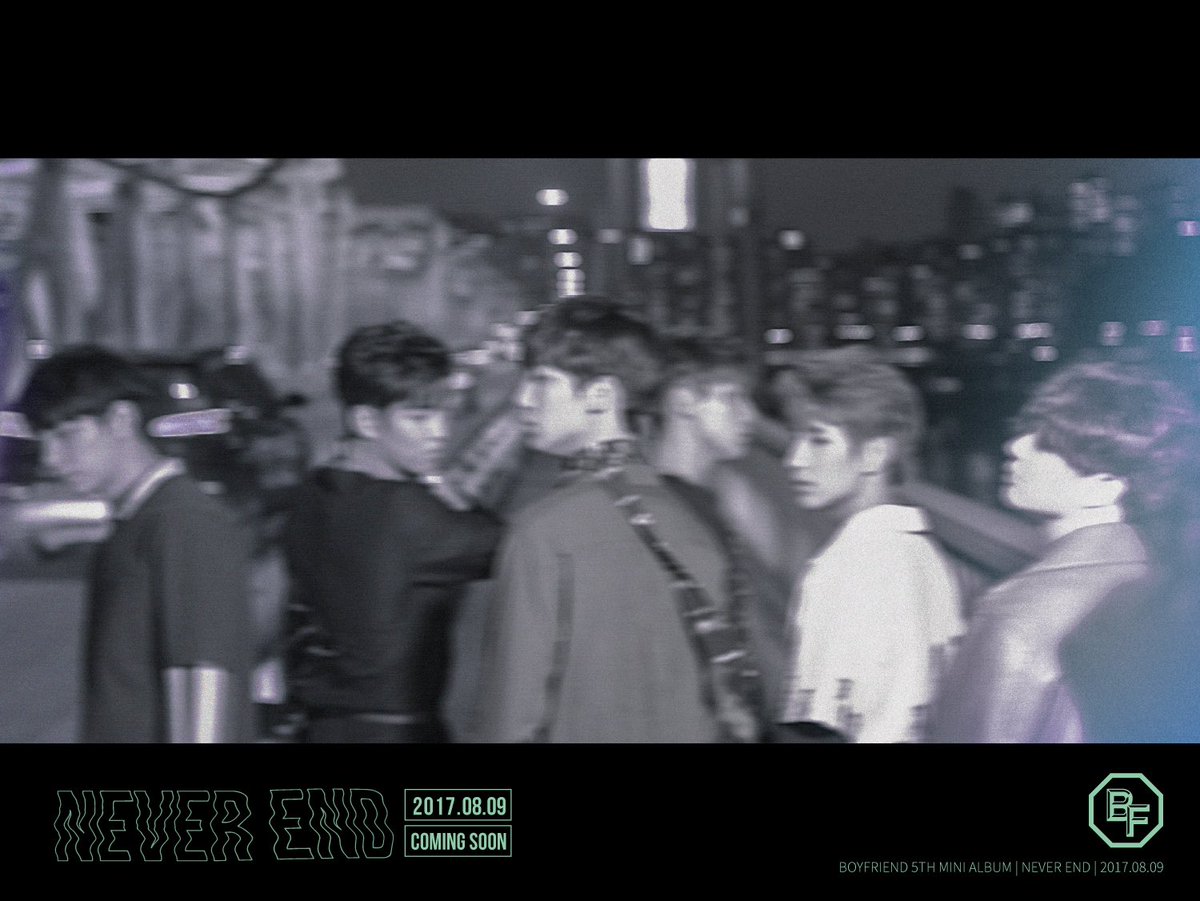 G_BoyFriend's tweet photo. [#BOYFRIEND]
#보이프렌드 #NEVER_END
2017.08.09 #COMEBACK
#COMINGSOON https://t.co/cwrtpu840Z