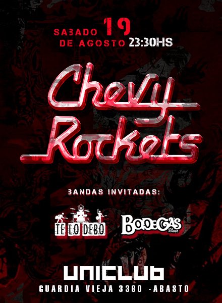 👉 Puntos de venta Chevy Rockets <a href="/Uniclub/">theuniclub</a> 2x1 
Rivadavia Rock 8705 o por sistema <a href="/TicketekAr/">Ticketek Argentina</a> 👈
