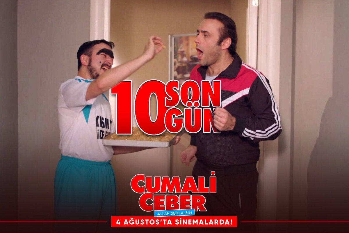 #CumaliCeber için son 10 gün! 😀 
4 Ağustos’ta sinemalarda!