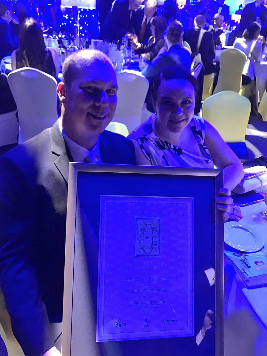 BiancaSowik's tweet photo. Congratulations Clare Country Club! 

#ahasa17 @SAHotelAwards #sahotels @1834Hotels #ClareValley #regionaltourism https://t.co/324uw1E7Ln