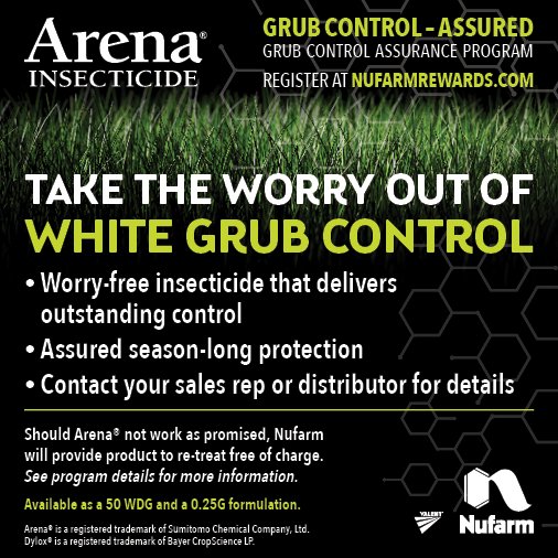Program ends 7/31! Take the worry out of white grub control with the Arena Grub Control Assurance Program: wp.me/p7it7w-vD