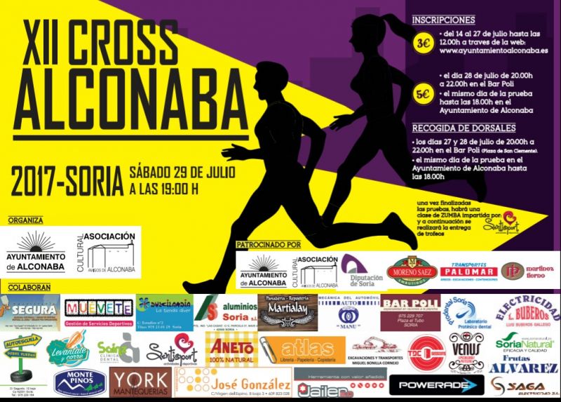 AvaiBookSports's tweet photo. #Inscripciones XII #CROSS #ALCONABA 29/07/2017 19:00 @crossalconaba #Soria https://t.co/52arZAqV9c @desdeSoria @Ayto_Soria https://t.co/70LZpjHmC1
