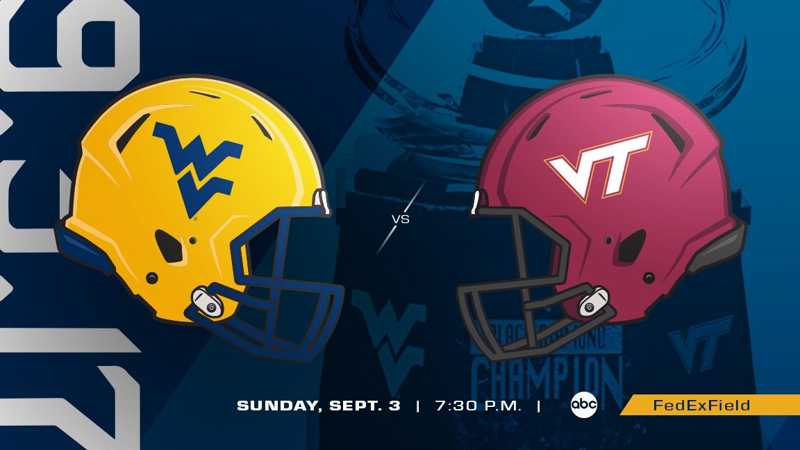 WVUfootball's tweet photo. One month to go #HailWV https://t.co/8NuoCWZIuB