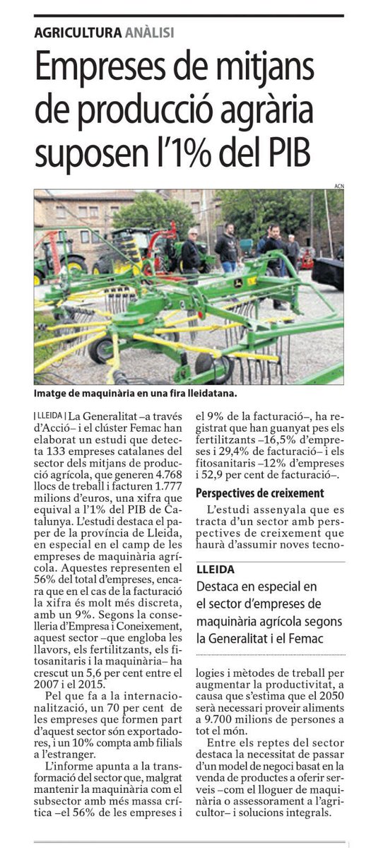 teyme_agritech's tweet photo. Conclusions de l'Estudi @accio_cat i @FEMAC_CAT #agricultura #smartspraying #teyme @SEGREcom https://t.co/Y3cUo1bGxq