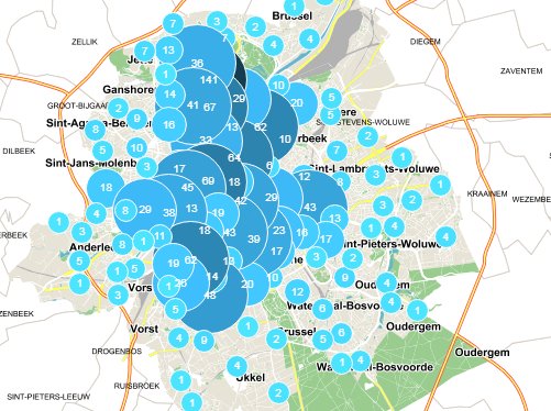 KatrienKat's tweet photo. #fixmystreet graphics show us how big the #dirtycity problem of  #Brussels #belgium really is https://t.co/sRYGKsAcH0 https://t.co/4y2bp49Fqc