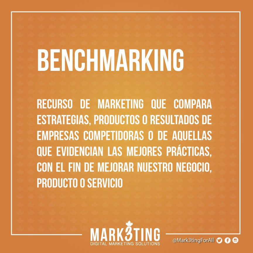 Mark3tingForAll's tweet photo. Obtén datos y nuevas ideas para mejorar tu negocio aplicando Benchmarking #makemarketing #marketing #lovemarketing #socialmedia https://t.co/3qLhibvqln