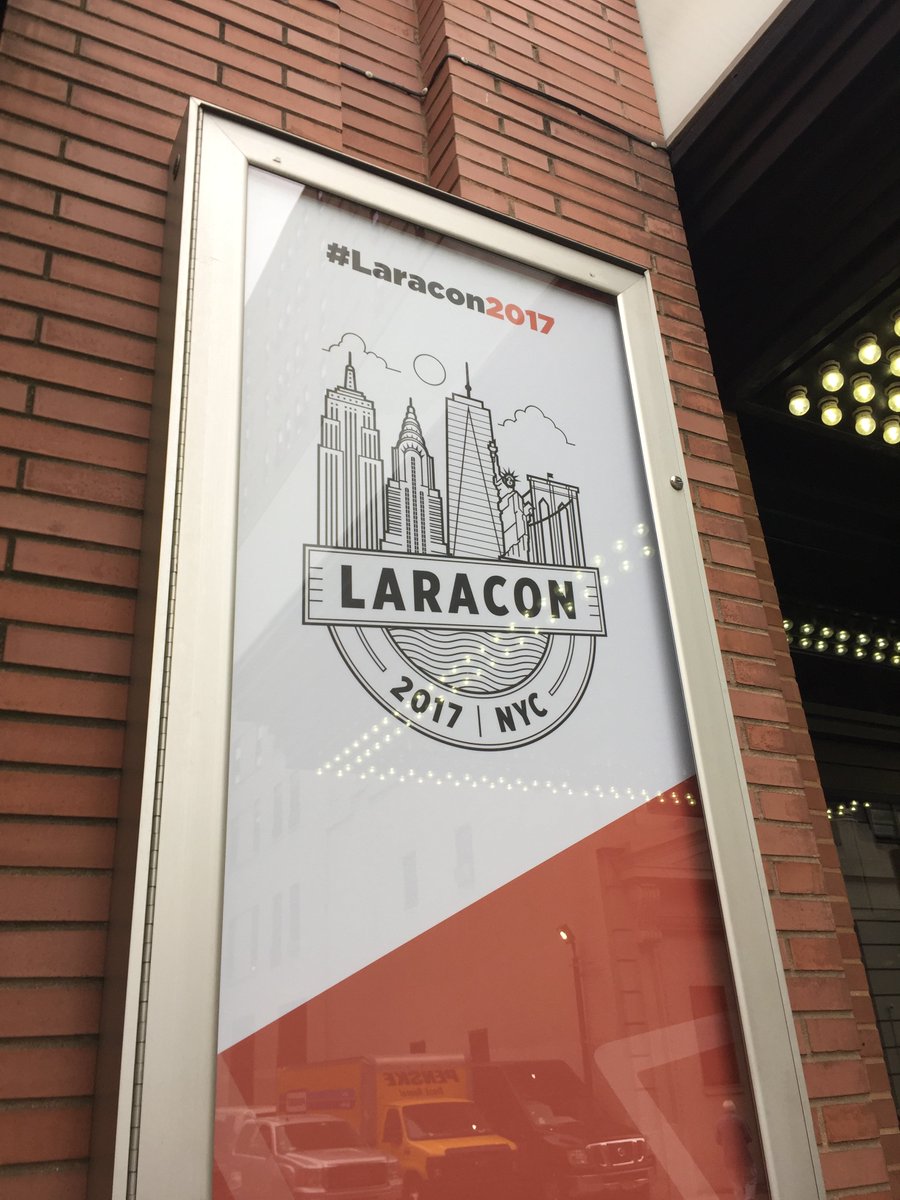 ImarcLabs's tweet photo. We are here at laracon today! #laracon  #nyc https://t.co/9Y96TaKqLh