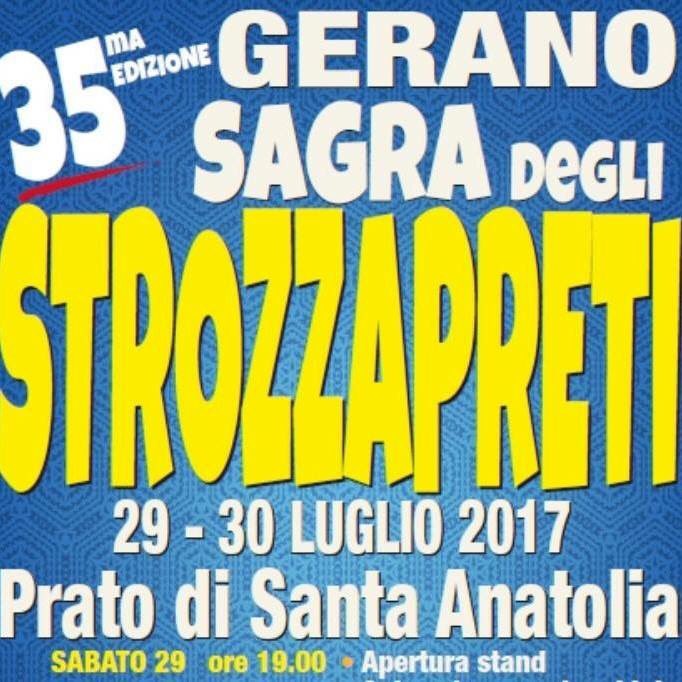 #Sagra degli #Strozzapreti à #Gerano il 29 e 30 #luglio.