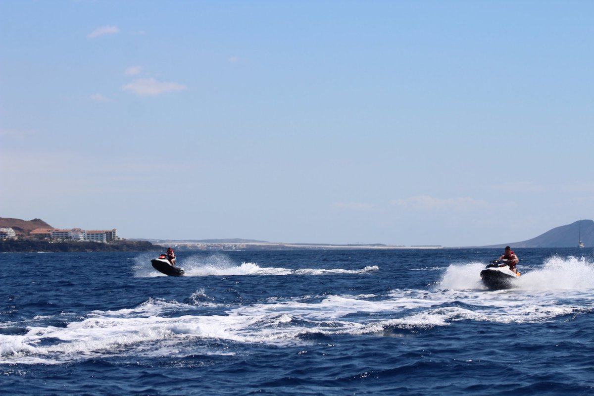 Love jet skiing great fun #Tenerife