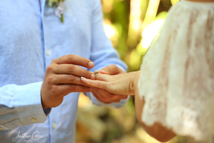 "I ask you to pass through life at my side — to be my second self, and best earthly companion." #CenoteWedding #elopementideas #RivieraMaya