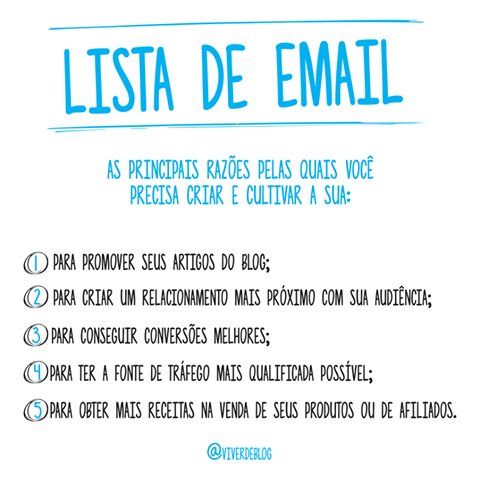 elis_amancio's tweet photo. ✉Você sabe por que é importante ter o email dos seus seguidores? Via #ViverdeBlog https://t.co/4TCZ3bezmB
