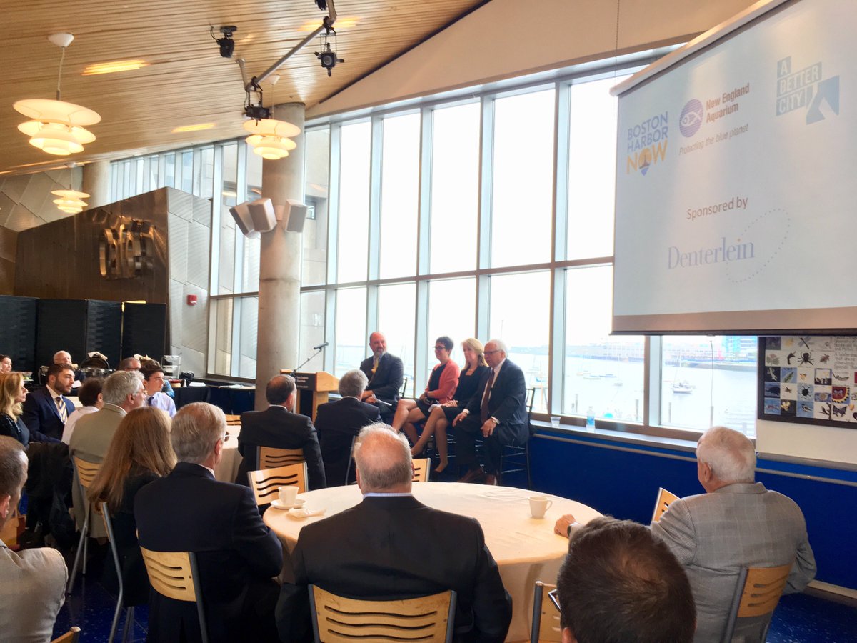 ABetterCity's tweet photo. CEO, Rick Dimino alongside with @BostonHarborNow and @NEAQ speaking on Boston's Waterfront &amp; the future @Denterlein https://t.co/0ioSVZ7mN7