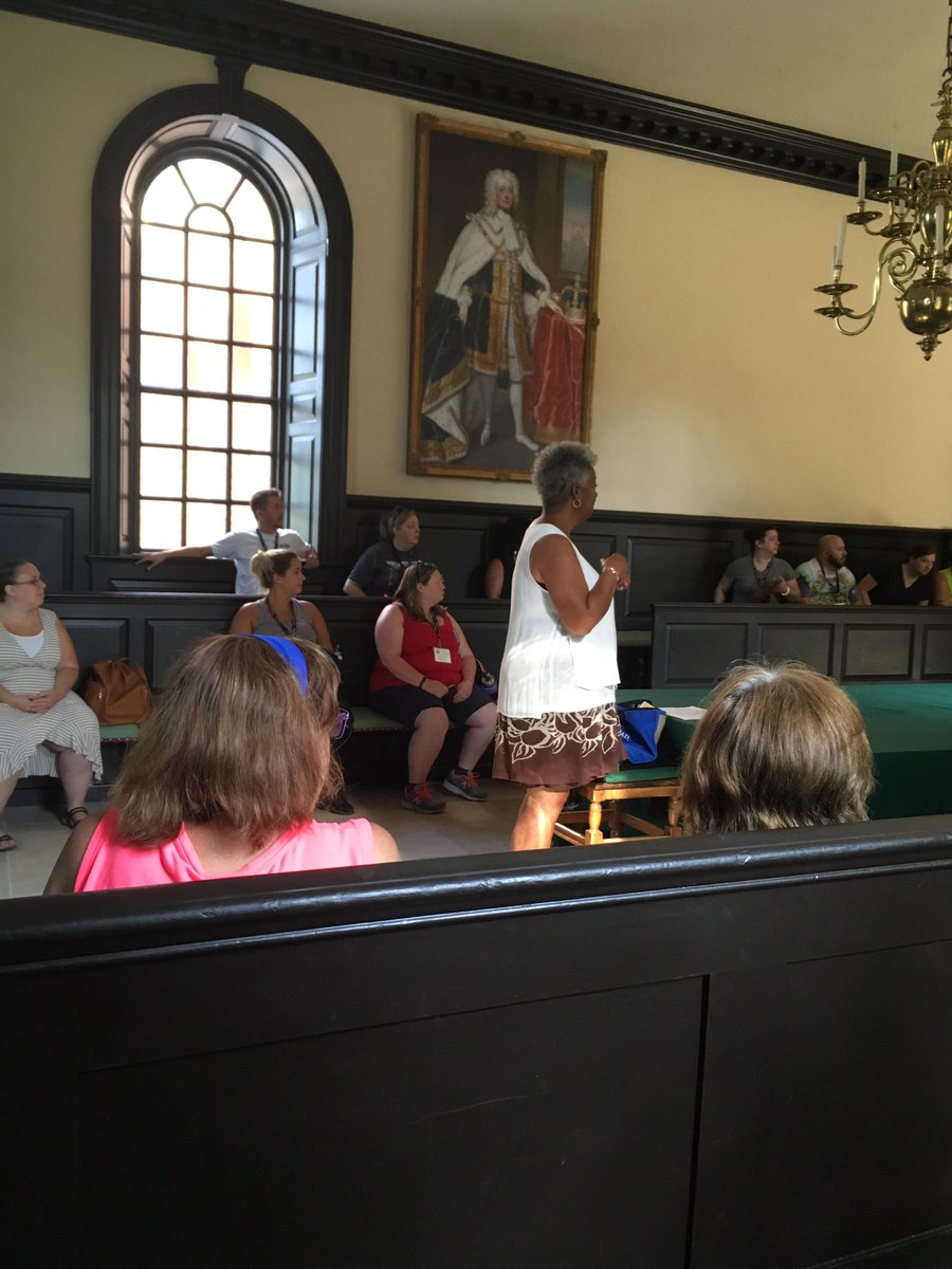 mriv024's tweet photo. It's debate time. Patriots vs. loyalists. Who will win the argument for independence @colonialwmsburg #CWTI2017 https://t.co/FHv544hnck