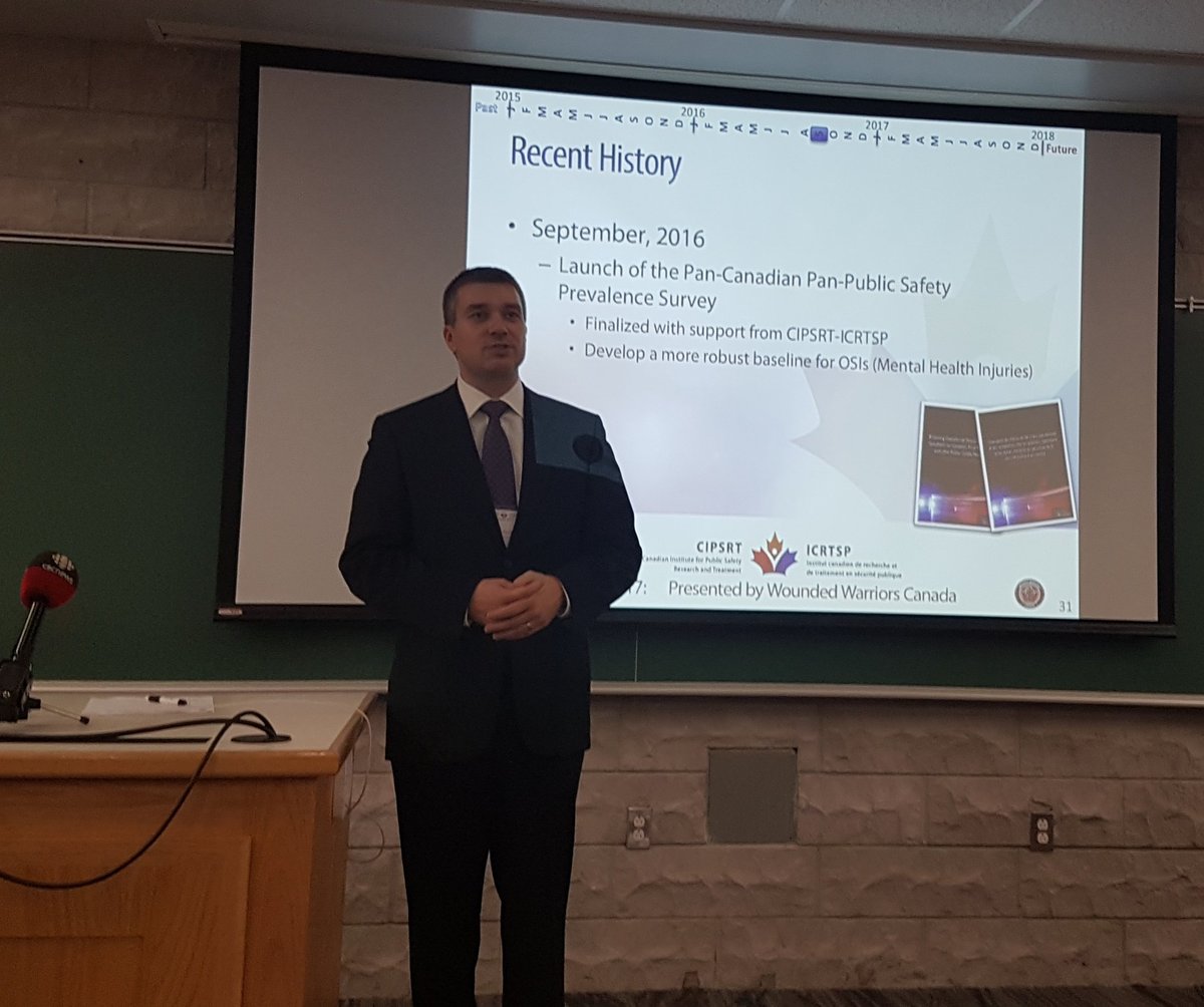 DrKatyKamkar's tweet photo. Dr. N Carleton @rncarleton on Blue Paper National Action Plan #CIPSRT StJohnsNL @CmdrAmericas @StamatakisCPA @CIMVHR_ICRSMV @CdnFireChiefs https://t.co/BUDjtKziYT
