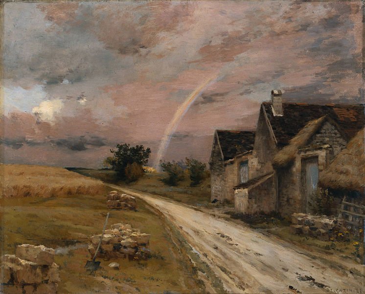 Raphael_Brushes's tweet photo. "The Rainbow" by Jean-Charles #Cazin (1883). #art #painting https://t.co/9ofj9H7Eh5