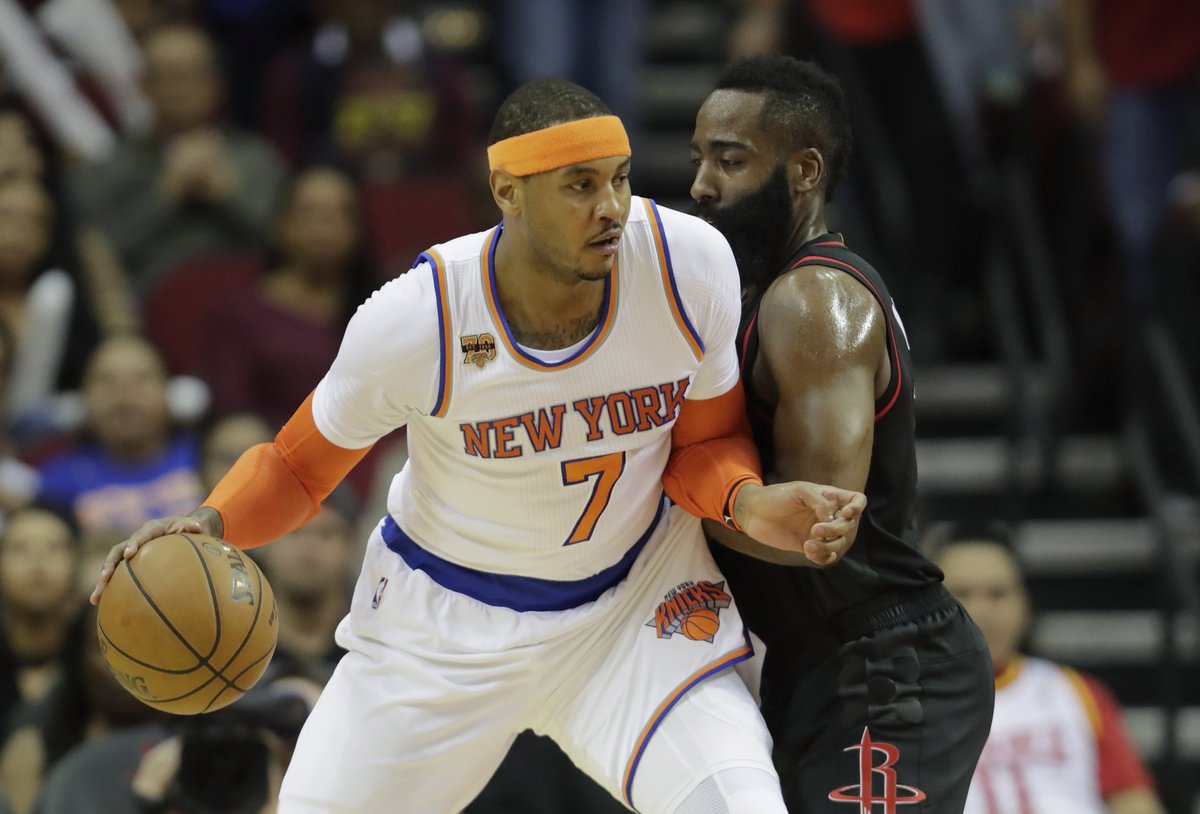 Carmelo Anthony’s “primary objective” is to get traded to Rockets, per @FisolaNYDN ble.ac/2tW1EWu