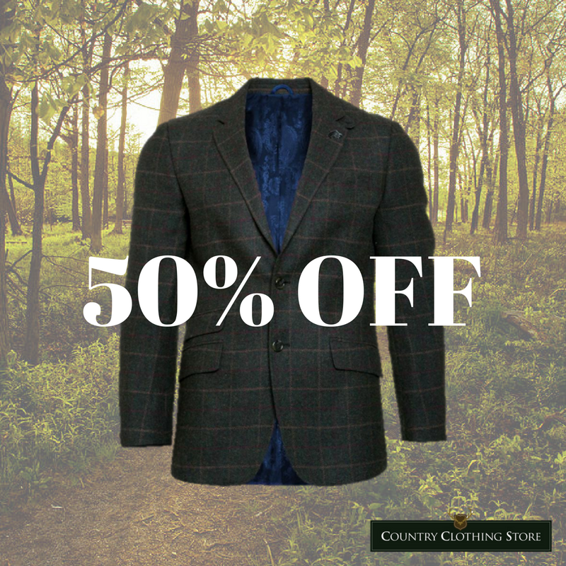 CountryCStore's tweet photo. This blazer from @RagingBullLtd is perfect for summer evening events and it's currently half price! Shop now: https://t.co/17qEMMo36R https://t.co/h4WTdvPWad