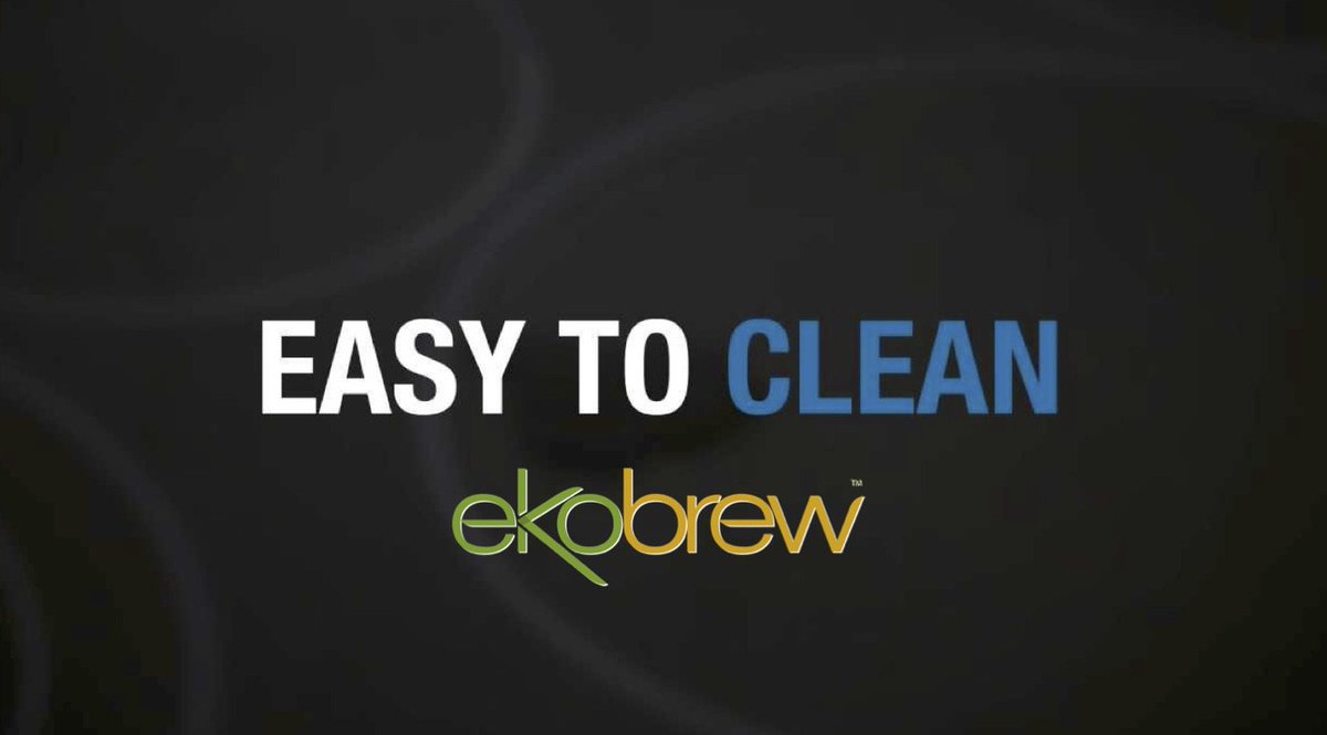 When done brewing, remove your ekobrew cup from the coffee machine, empty the used coffee and rinse your ekobrew cup for its next use!