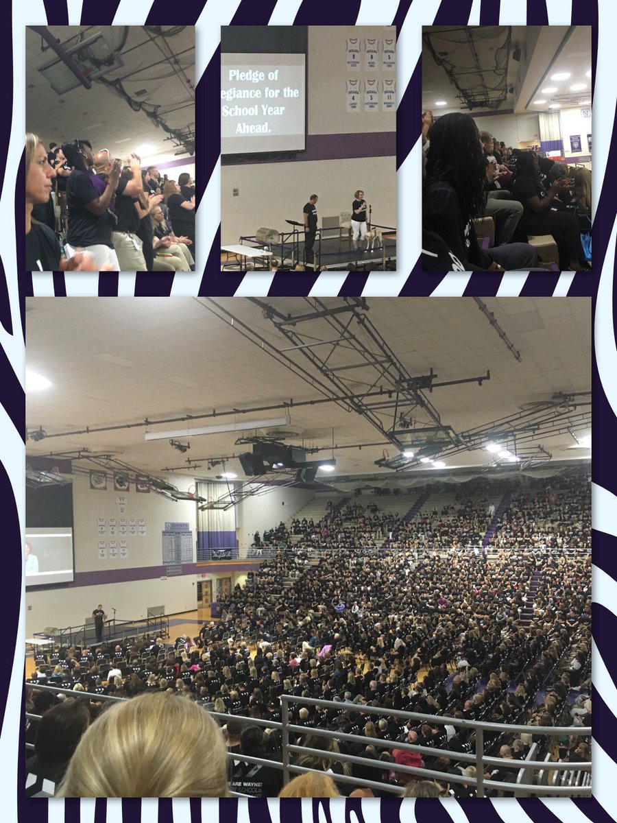 johnsos9's tweet photo. 1st Staff Day 2017-18: 2,300 employees!  Here We Go!
#WeAreWayne @WayneTwpSuper https://t.co/BA39q6iNIy