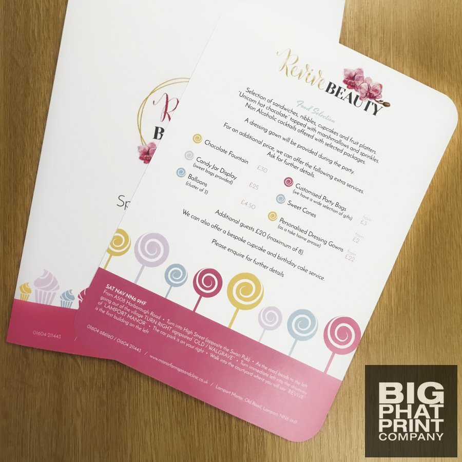 bigphatsam's tweet photo. We love these A5 folders to go with the rounded corner price lists, each list has a different harmonising colour scheme #thinkprint https://t.co/rubgMXSN6k