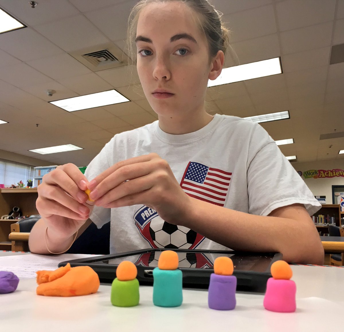 KMeyering's tweet photo. Planning out & creating for our stop motion videos at our student animation camp! #fcstweets https://t.co/UAjOxBFGbj