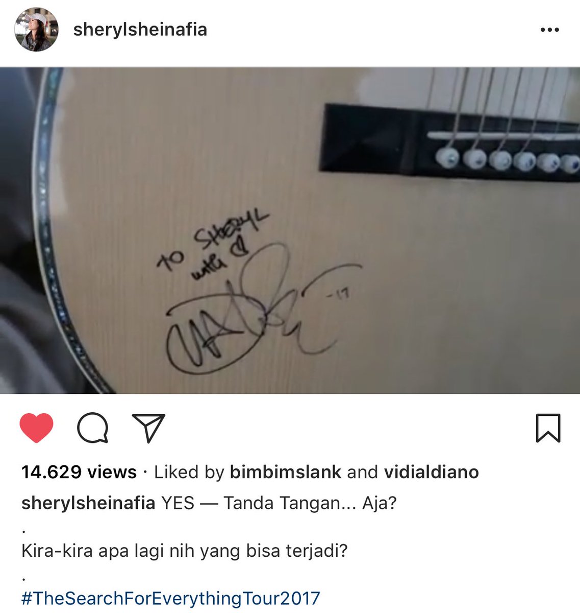 OMG ... OMG ... FINALLY YOU GOT IT CAPTAIN <a href="/sherylsheinafia/">Sheryl Sheinafia</a> 💙🎸🎶💙 WOOHOO THANK YOU <a href="/JohnMayer/">John Mayer</a> 😘
