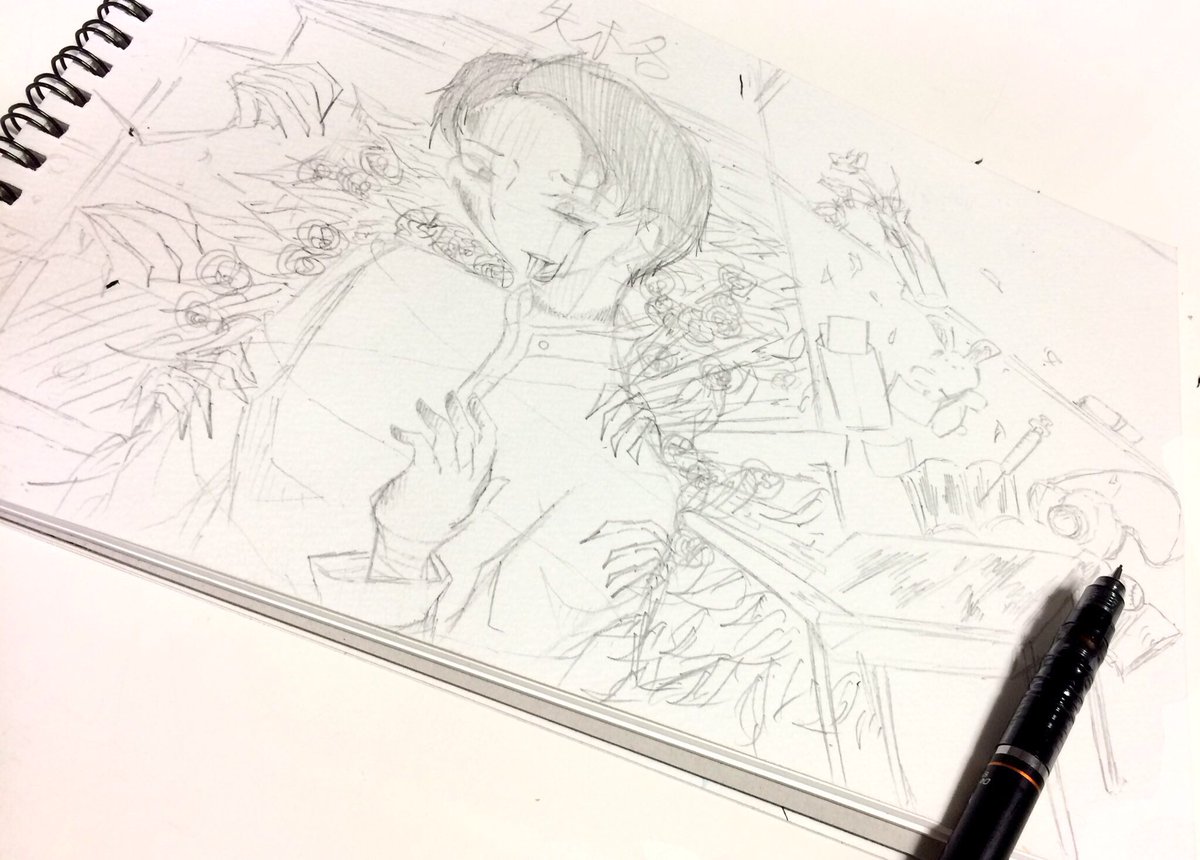 V6_haruri's tweet photo. V6ではないけれど…
ずっと描きたかった「人間・失格」の誠くん🤔
絵でも報われない…私の中では報われててほしいのに……
当時15歳のKinKiKidsのおふたりが出てますので皆も見てみてくださいな〜！
鬱度高め…？

#人間失格
#KinKiKids
#堂本剛 https://t.co/9SpO5G277D
