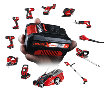 Einhell_France's tweet photo. En ce #MardiConseil, découvrez notre gamme #PowerXChange ^^ ! https://t.co/qXFDIGicb3