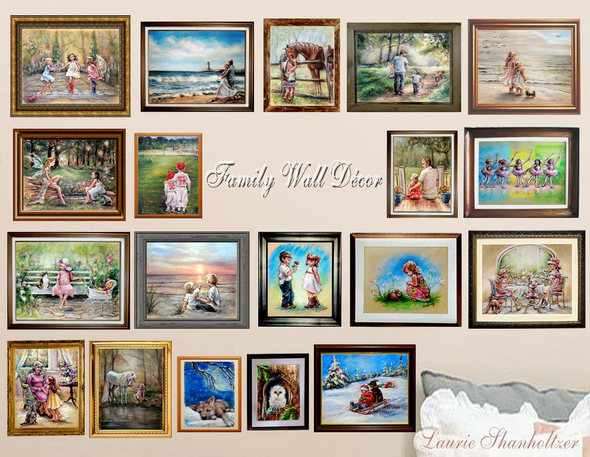 laurieshan's tweet photo. See https://t.co/JcOL7u5wPh Laurie Shanholtzer Artist Family wall décor needs for kids & family #OriginalArt #canvasprint #paperprints https://t.co/mmKVj4b9El