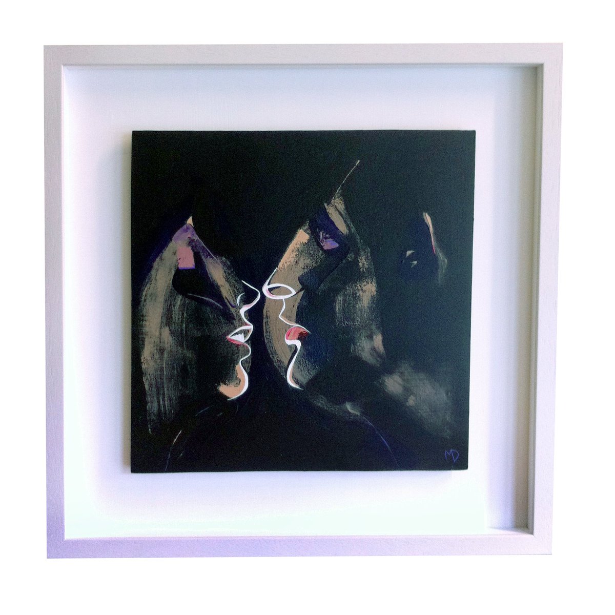 A framing project for the fantastic <a href="/Martin1art/">Martin Davis Artist</a> - floating MDF artwork in simple, stylish frame.