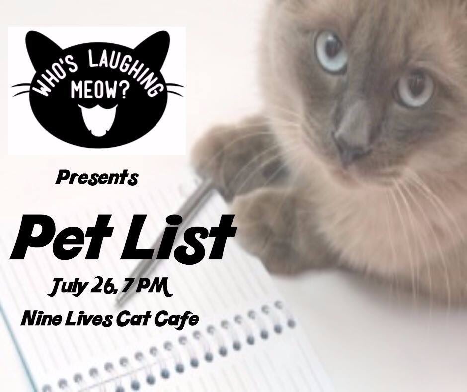 The10at10's tweet photo. A comedy show at @ninelivesindy ? You've got to be KITTEN me! Come see Erin, Gwen, and your other 10@10 faves tomorrow night! https://t.co/462eoUoAx5
