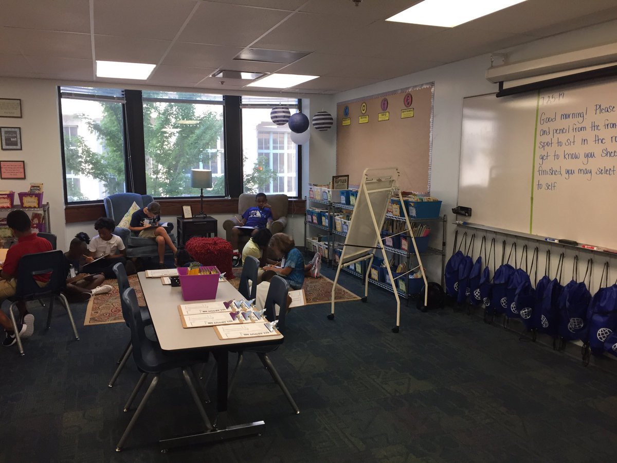 Every class room K-6 now offers an authentic room environment with flexible seating! 10th year @ eStem is going to ROCK!