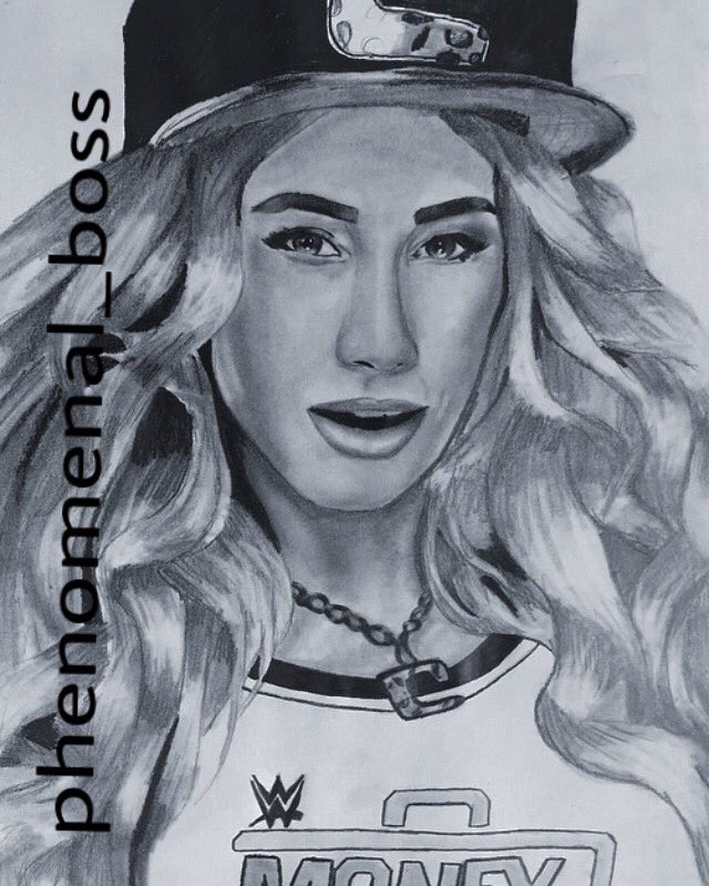 phenomenal_b0ss's tweet photo. @CarmellaWWE Here're all steps of #Drawing the princess! #CarmellaWWE #Mitb2017 #FanArt #WWE #Artwork https://t.co/mKlOzT8YHp