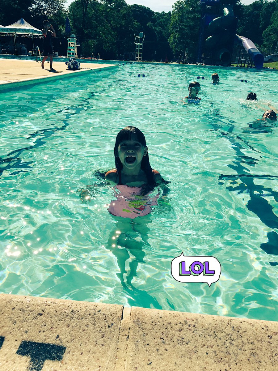 CongoFreshmen's tweet photo. F1 is super excited to be swimming on this sunny morning! @TheCongoCamp #congocamp17 https://t.co/OStwyv4gEL
