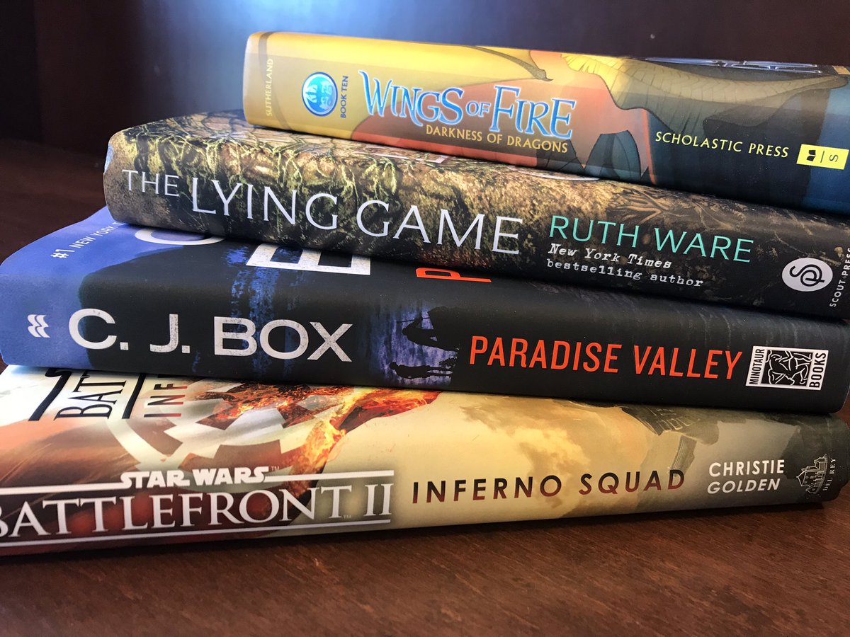 BNnoblesville's tweet photo. #NewReleaseTuesday #bookbirthday #bookstore #bnbuzz #newbooks #bnnoblesville #ruthware #cjbox #wingsoffire https://t.co/yIToGimRdC