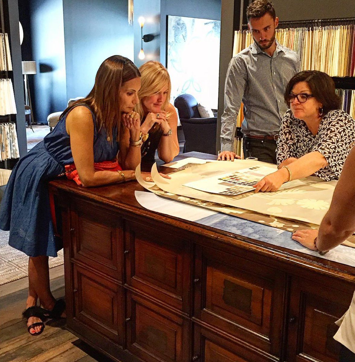 I take the details in my design projects VERY seriously - like choosing the perfect wallpaper! #interiordesign #wallpaper <a href="/fromental/">Fromental</a>