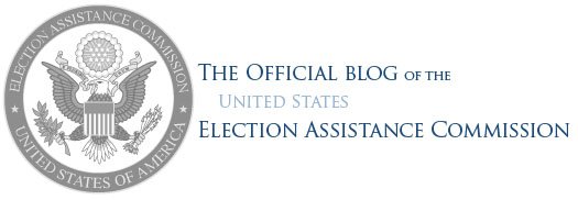 U.S. EAC logo. The official blog of the United States Election Assistance Commission