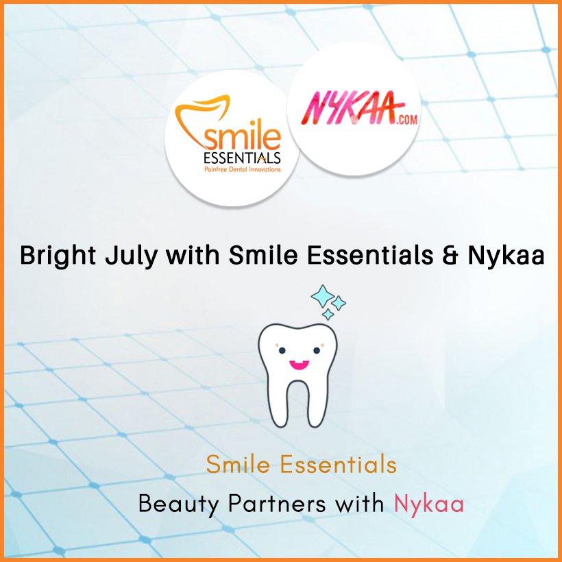 Smileessentials's tweet photo. Celebrate #BrightJuly with #SmileEssentials and #Nykaa. You can now avail special #discounts for teeth whitening
@MyNykaa
#mumbai #dentist https://t.co/r60HqKu1cp