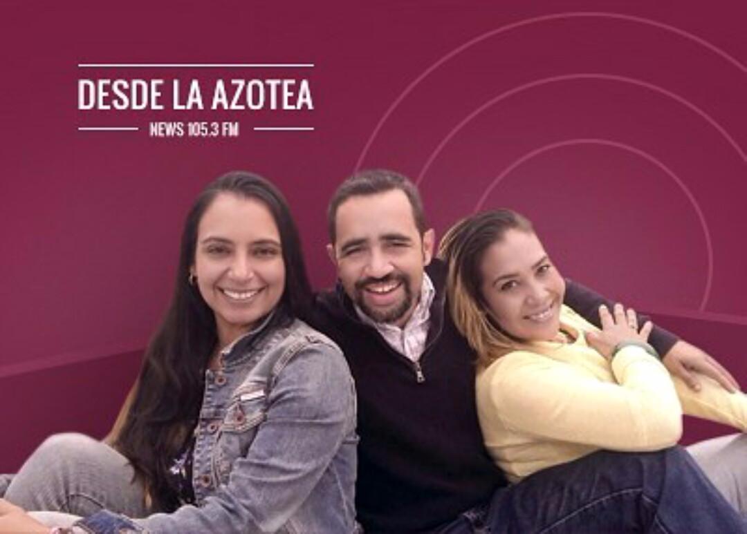 La diversión de tus mañanas llegan "Desde La Azotea". No te pierdas las ocurrencias de este team de #News1053FM  <a href="/laazoteafm/">Desde la Azotea</a> #AhoraEn3D
