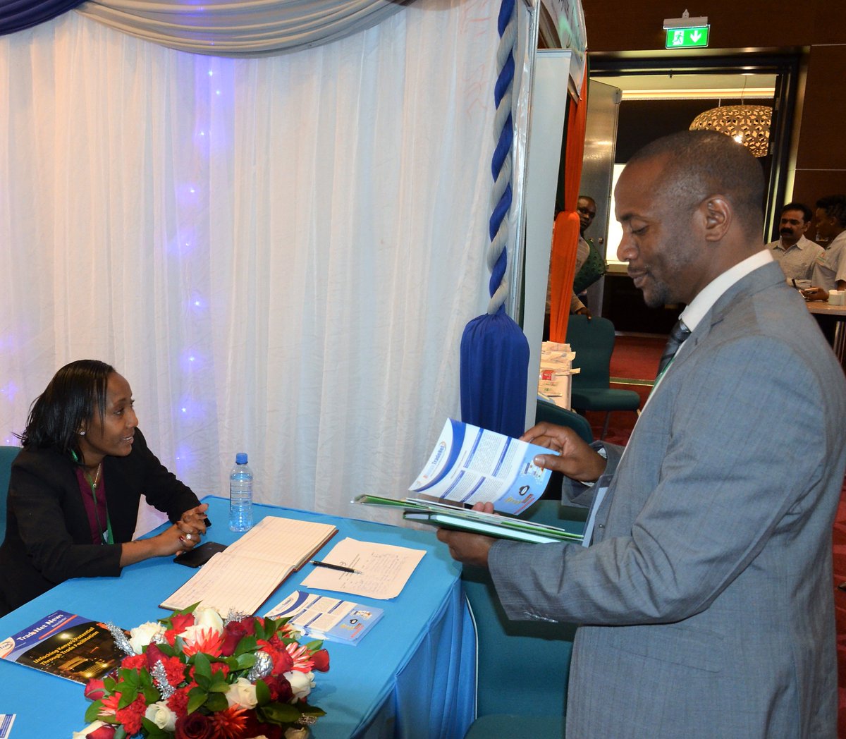 _KenTrade's tweet photo. We are also participating in the 2 days #PharmacyComplianceKenya exhibition where we engage with the importers using the #TradeNetSystem https://t.co/8ZbhlrfzzJ