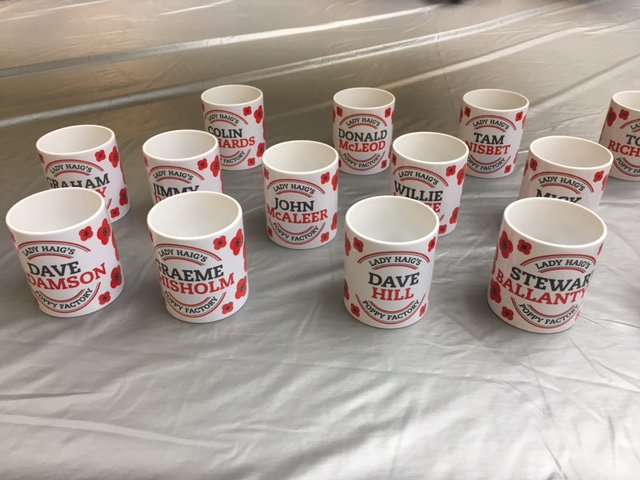 poppyscotland's tweet photo. Lovely gift for our amazing team at the Poppy Factory, courtesy of our friends @bigintheuk. Get yours at https://t.co/cQKOVOMk6y #Mugshot https://t.co/wLr0O3MkZj