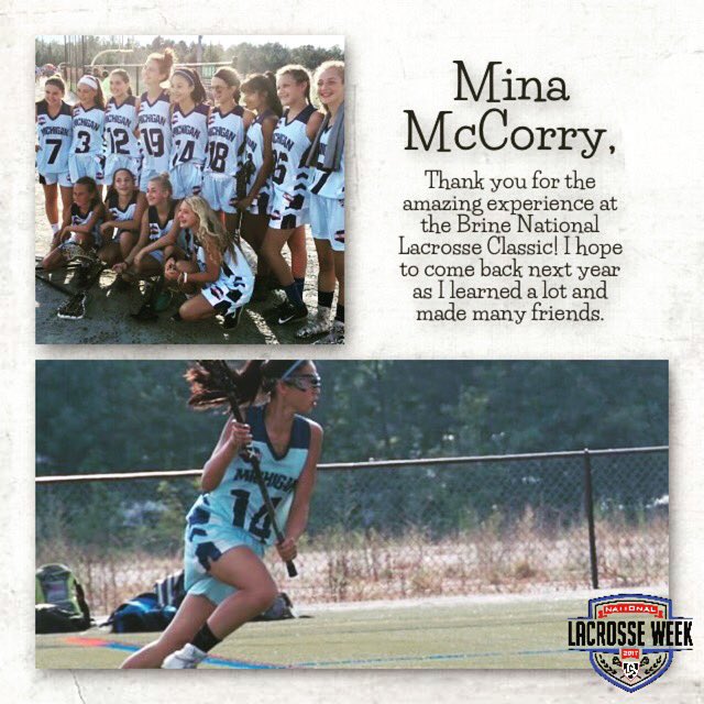 Great feedback from Mina!! Thank you! Go #TeamMichigan! <a href="/alllaxmich/">alm&m Photography</a>