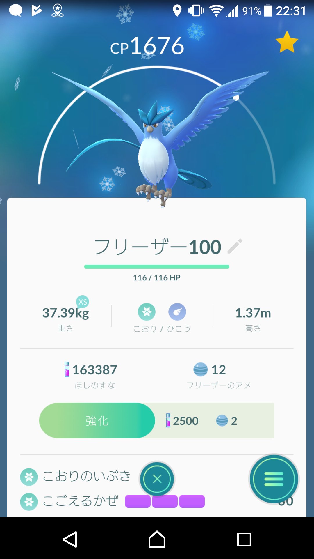 しんでぃ2100s Marines フリーザー個体値100 まじか ポケモン ポケgo T Co 0zffcgayil Twitter