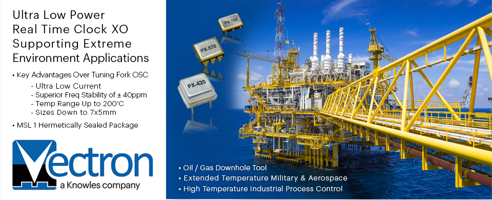 Vectron_Intl's tweet photo. Vectron's Real Time Clock #XO for Extreme Environment Applications is now supporting Ultra Low Power requirements! https://t.co/6uCAU9E0go https://t.co/d9TByfc5pO