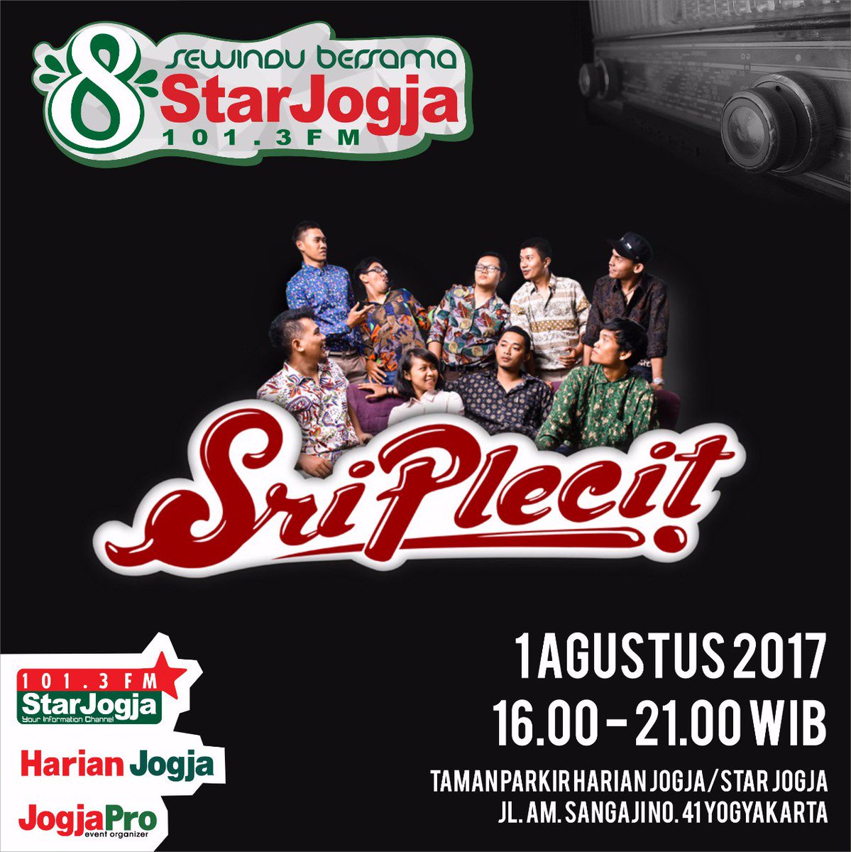 starjogja's tweet photo. 1/8/2017 #SewinduStarJogja Menampilkan @jonoterbakar @olski_ @sriplecit @boardingroom @SungaiYk Illona ATSP &amp; Daniel Bagas https://t.co/53GtmDV7fl